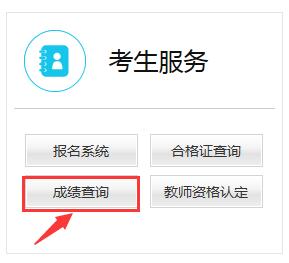 教師資格成績(jī)查詢